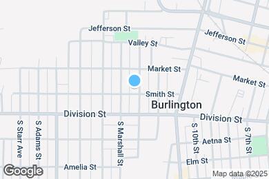 Map image of the property - 127 S Woodlawn Ave