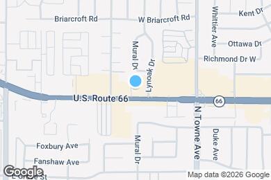 Map image of the property - Foothill Suites