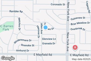 Map image of the property - 1714 Yorktown Dr