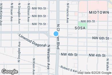 Map image of the property - 1000 NW 6th St