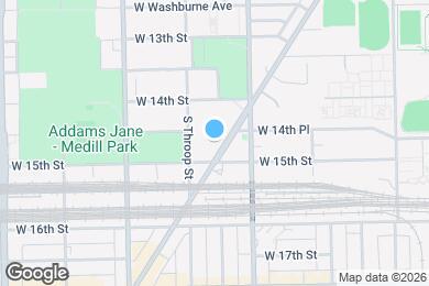 Map image of the property - 1243 S Blue Island Ave