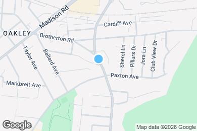 Map image of the property - 4121 Marburg Ave