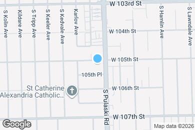 Map image of the property - 4015 W 105th St