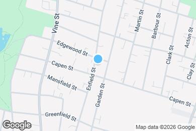 Map image of the property - 190 Enfield St