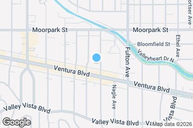 Map image of the property - 4227-4224 Dixie Canyon Ave