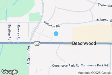 Map image of the property - Beachwood Apartments