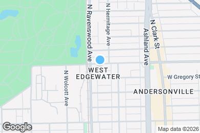 Map image of the property - 1743 W Bryn Mawr Ave