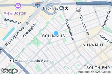 Map image of the property - 418 Columbus Ave