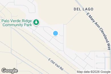 Map image of the property - 12191 E Metz Dr