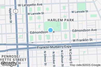 Map image of the property - 1507 Edmondson Ave