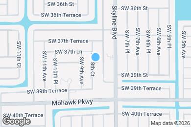 Map image of the property - 3809-3811 SW 8th Ct