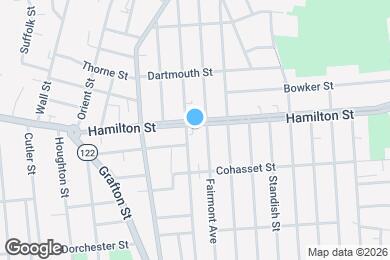 Map image of the property - 92 Hamilton St