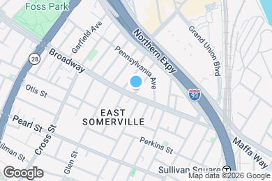 Map image of the property - 12 Indiana Ave