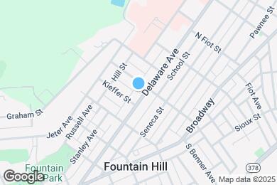 Map image of the property - 1013 Delaware Ave