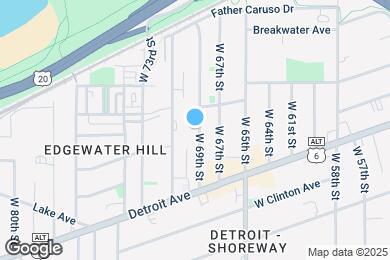 Map image of the property - 1326 W 69th St