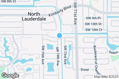 Map image of the property - 1101 SW 74th Ave