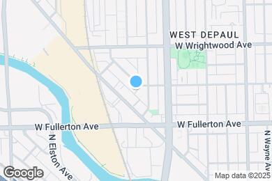 Map image of the property - 1701 W Altgeld St