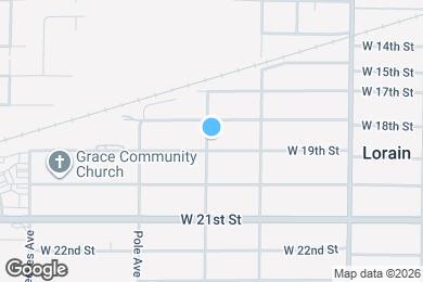 Map image of the property - 1442 W 19th St