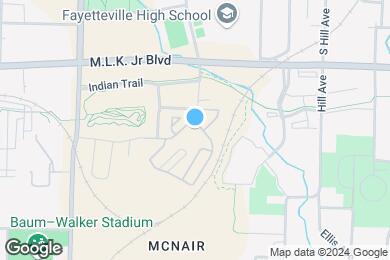 Map image of the property - The Vue on Stadium Drive Fayetteville