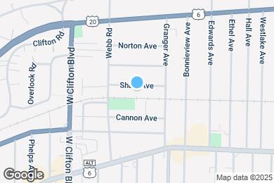 Map image of the property - 17445 Shaw Ave