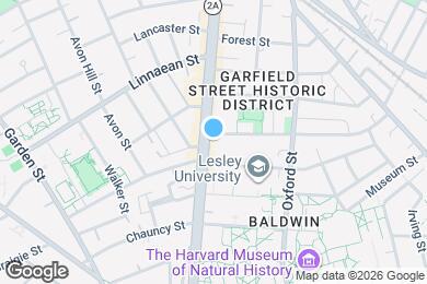 Map image of the property - 1675 Massachusetts Ave