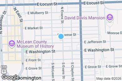 Map image of the property - 512 E Jefferson St
