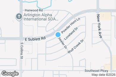 Map image of the property - 1524 Powder Horn Ln