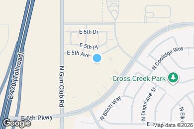 Map image of the property - 23673 E 3rd Pl