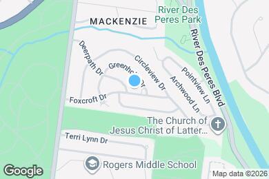 Map image of the property - 6915 Foxcroft Dr