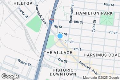 Map image of the property - 332 Newark Ave
