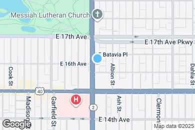 Map image of the property - 1620 Colorado Blvd