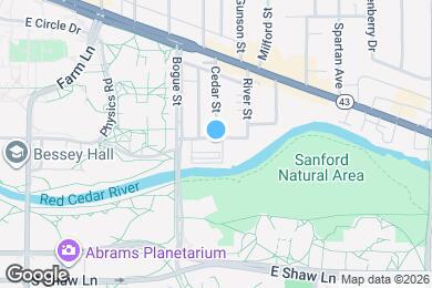 Map image of the property - Cedar Village Apartments