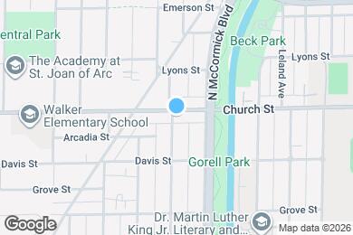 Map image of the property - 3333 Church St