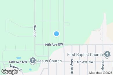 Map image of the property - 1623 3rd St NW