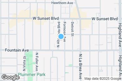 Map image of the property - 1350 N Alta Vista Blvd