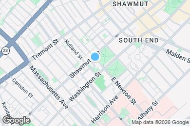 Map image of the property - 42 West Newton St
