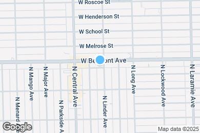 Map image of the property - 3148 N Linder Ave