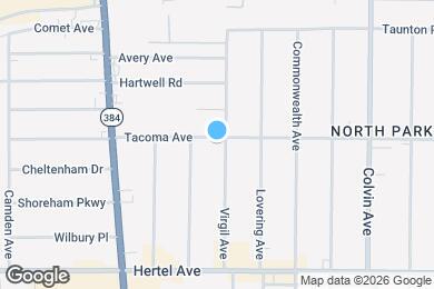 Map image of the property - 211 Tacoma Ave