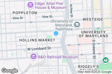 Map image of the property - 818 Hollins St