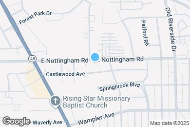 Map image of the property - 256 E Nottingham Rd