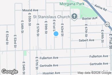 Map image of the property - 3711 E 61st St
