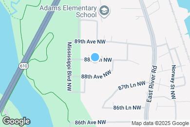 Map image of the property - 952 88th Ln NW