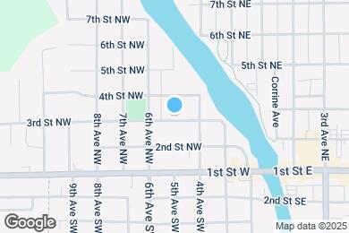 Map image of the property - 416 3rd St NW