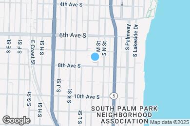 Map image of the property - 727 S M St
