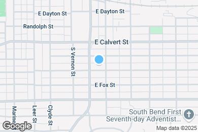 Map image of the property - 1521 E Donald St