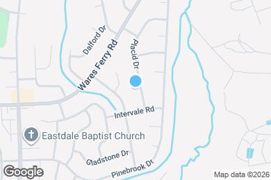 Map image of the property - 523 Placid Dr