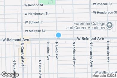Map image of the property - 5357 W Belmont Ave