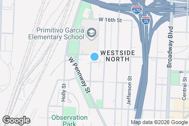 Map image of the property - 1715 Belleview Ave