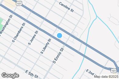Map image of the property - 1305 E 1st St