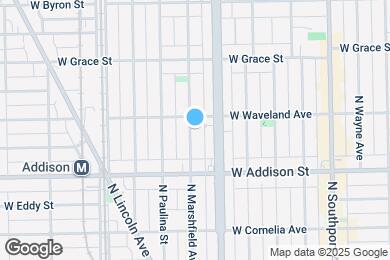 Map image of the property - 3647 N Marshfield Ave